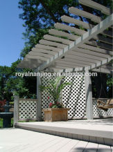 morden wpc garden pergola