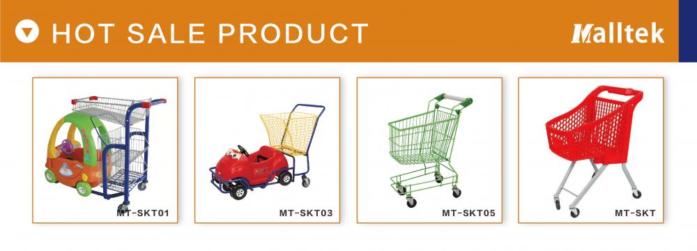 Retail Grocery Store Plastic Children Shopping Trolley