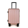 abs printed black hard shell wheel luggage