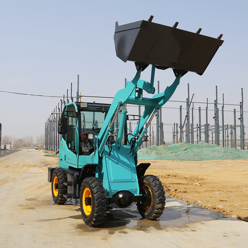 Small four-wheel drive multifunctional loaders