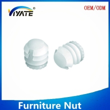 Furniture Connecting Fittings White plastic furniture nut