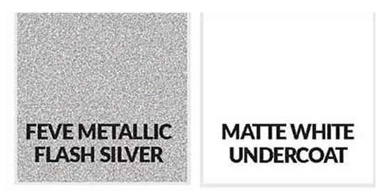 ورقة الألمنيوم الفضي الفضي المعدني