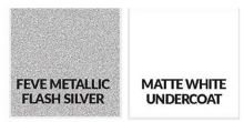Metallic Flash Silver Aluminium Sheet