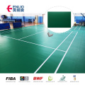 Tapete de quadra de badminton de vinil de PVC para interior