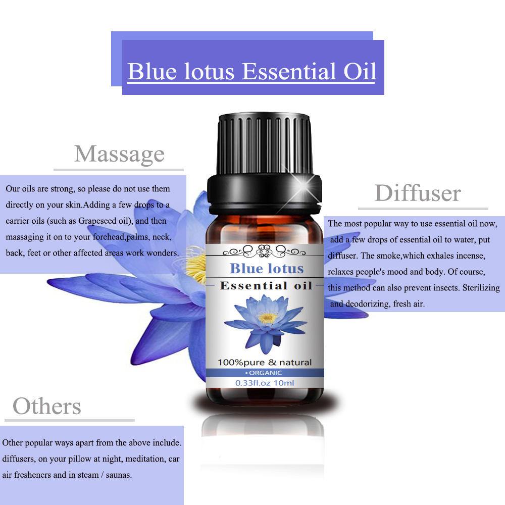 Aceite esencial de loto azul Pure Blue Lotus Oil 100% Natural