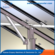 Natural and Customized solar pole support system