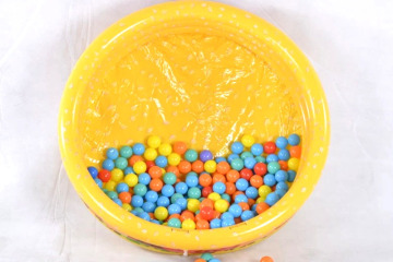 3 Ring Hamburger Inflatable Kiddie Pool