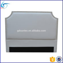 Modern Style King Size White Leather Headboard