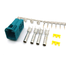 4 Pin Universal Mini Fakra Male Crimp Connector