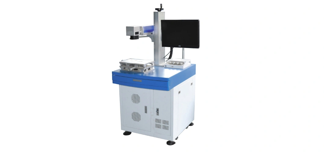 Desktop Fiber Laser Marking Machine with Original Parts 200X200mm Ring Laser Engraving Machine for Plastic Bottle Max Laser