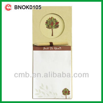 magnetic notepad with pencil