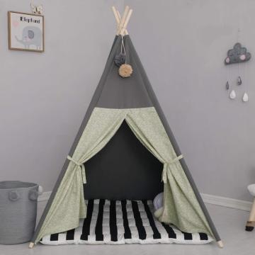 Canvas Teepee Playhouse for Child Indoor Outdoor