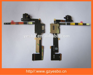 For iPad 2 3G Headphone Jack with Simcard Holder Replacement