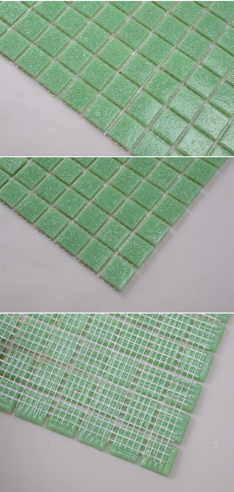Canada Style Bathroom Decoration Ming Green Mosaic Tile