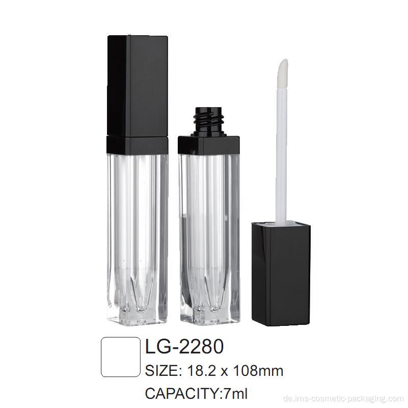 Plastische kosmetische quadratische Lipgloss-Behälter LG-2280
