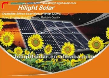 cell photovoltaic solar panel 275w solar panel China manufacure