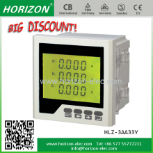 LED /LCD 3 phase multifunction power meter testing current voltage power energy digital energy meter