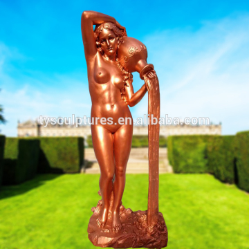 Hot sale life size fiberglass resin nude sexy girls figure