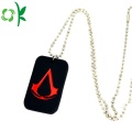 Silicone không thấm nước Dog Tag Mã QR Pet Tag