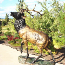 Popular Design Animal Sculptures Outdoor Bronze Deer Statue