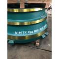 GP200S High Manganese Steel Cone Crusher Wear Parts Concave