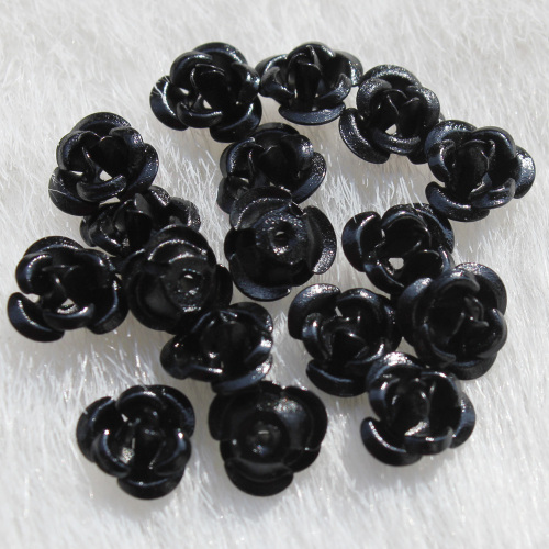 Aluminium decorative embellishment flowers beads Appliques