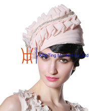 Fashion Lady's Bonnet Factory Wholesale Hat Unique Stylish Pink Bonnet