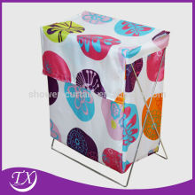 rainbow fabric foldable laundry hamper