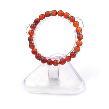 Natural Gemstone ?Carnelian 8MM 24 Round Beads Bracelet for Reiki Healing