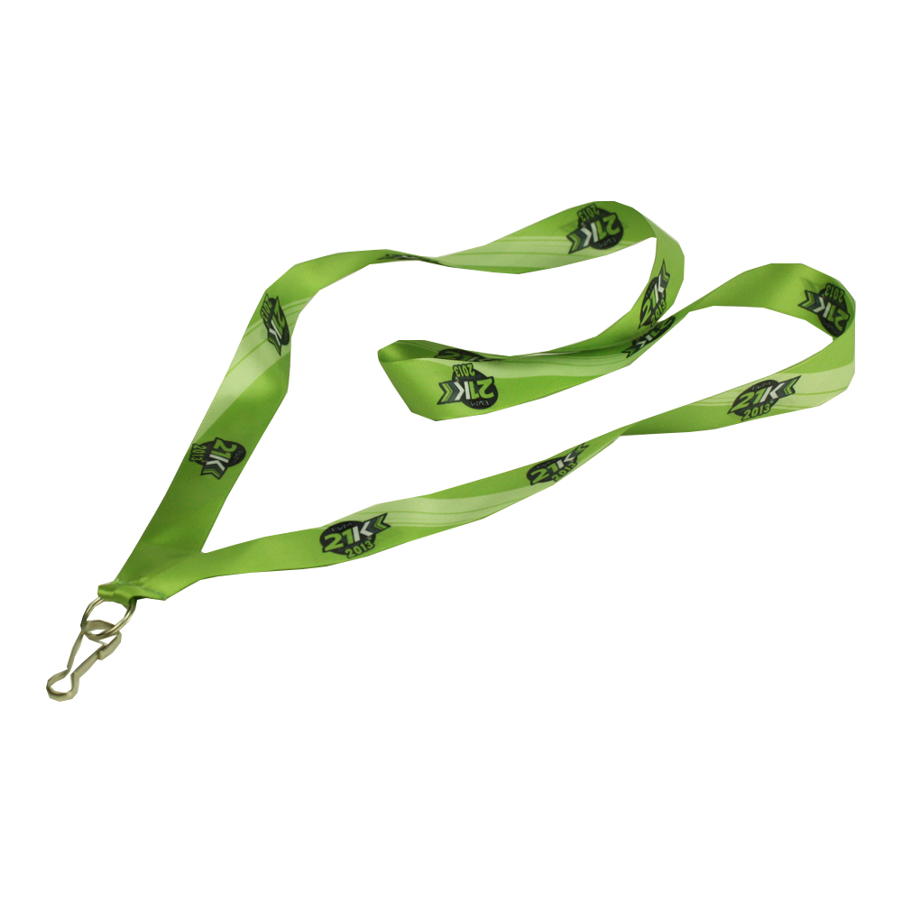 Lanyard voor recycling met metalen ID-kaarthouder