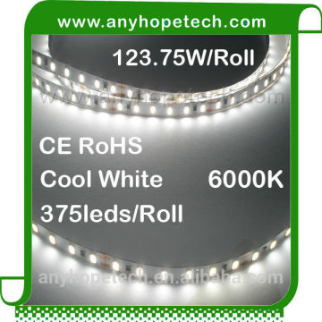 Non waterproof high lumen 6000k flexible led strips