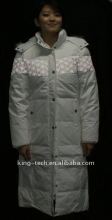 Women's reflective winter down coat