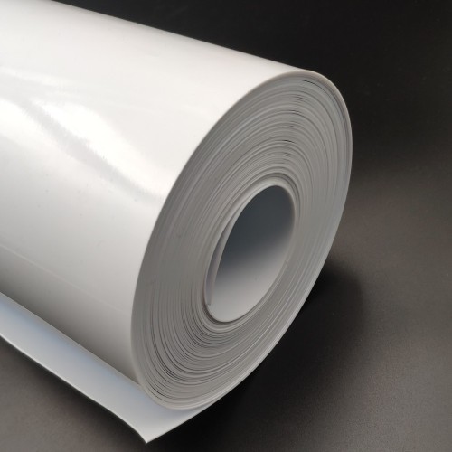 opaque white PVC sheet roll building material