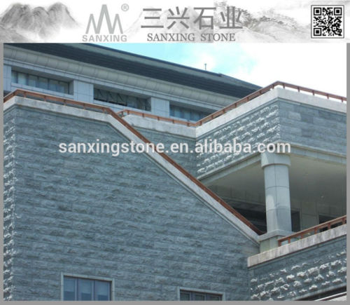 chinese antique finish green granite exterior wall cladding