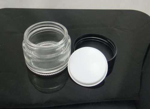 100ml Transparent Clear Round Glass Jar