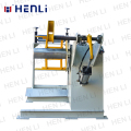 Lembaran Logam Coil Feed Cradle Decoiling Machine Untuk Menekan Tekan