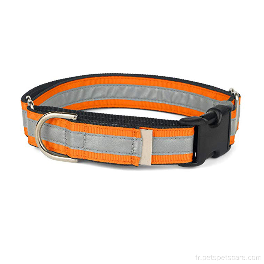 Collier Martingale réglable réfléchissant pour les chiens