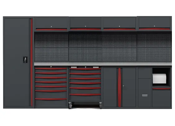 Free Combination Heavy Duty Garage Storage Workshop Tool Cabinet Workbench