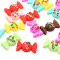 Bunte süße Bonbon geformte Harz Flatback Cabochon für Kinder Spielzeug DIY Dekor Perlen Charms oder Schlafzimmer Ornamente Charms