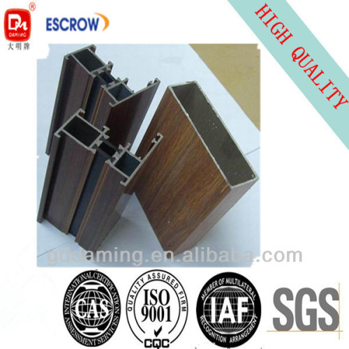 wooden grain thermal break aluminum profiles