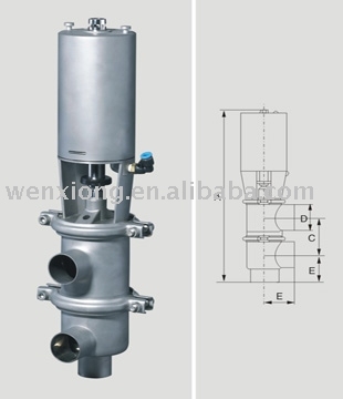 welded pneumatic reversal valve