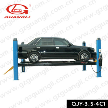 Hydraulic Four Post Lift For Four Wheel Alignment