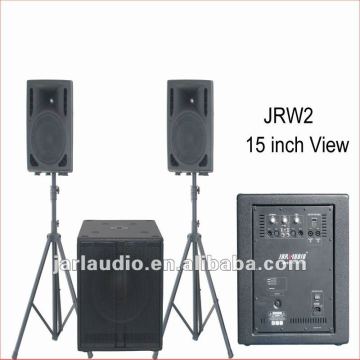 2*8 inch Satellite Speaker, 2.1 Active Speaker System