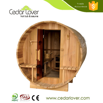 High-grade Outdoor traditional Steam barrel saunas room