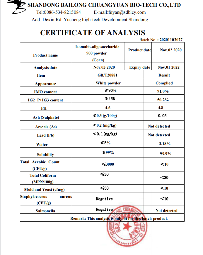 بديل السكر الطبيعي منخفض السعرات الحرارية IMO