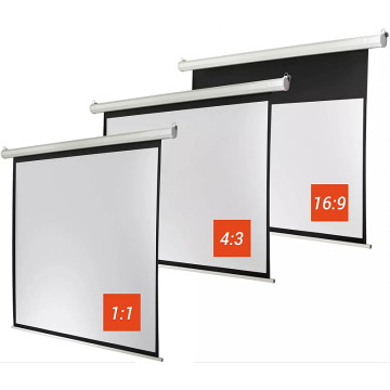 Roll down projection screens electric projector screen