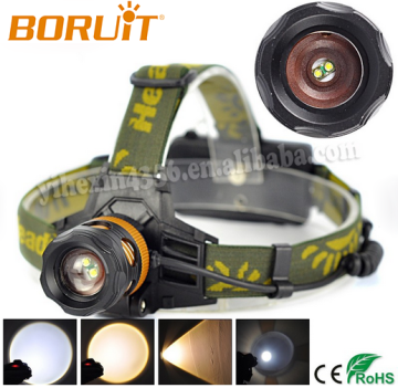 Hunting / Camping Headlamp Zoomable Headlight Rechargeable headlamps