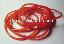 Custom red silicone rubber band