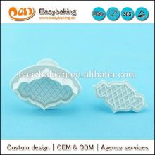 Plaque embosing decorating tools for cake decorating fondant plunger cutter