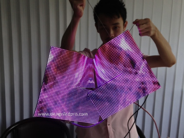 P6 indoor rubber flexible led screen